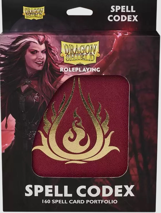 DRAGON SHIELD - Spell CODEX 160 Portfolio [Blood Red]