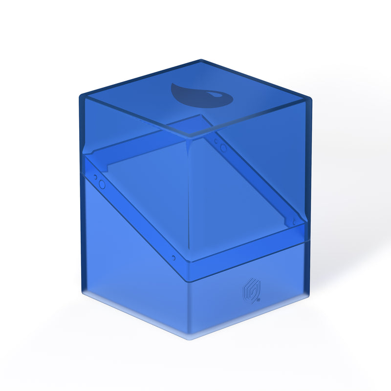 Deck Box - Clear // Mana Edition (Island 100+)