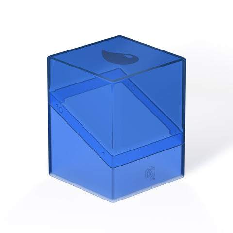 Deck Box - Clear // Mana Edition (Island 100+)