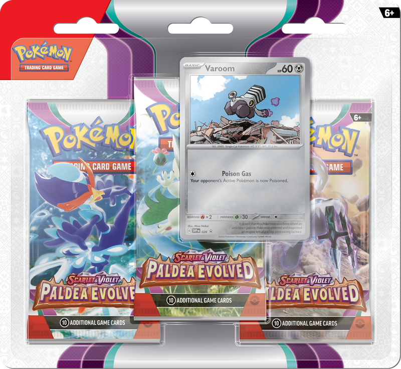 Pokemon - SV2 - Paldea Legends - Blister 3 PKT