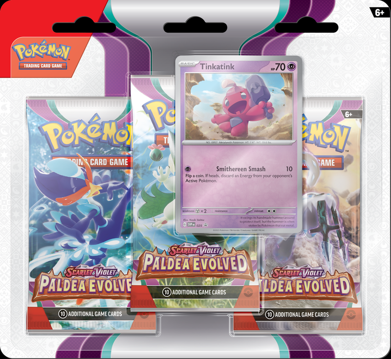 Pokemon - SV2 - Paldea Legends - Blister 3 PKT