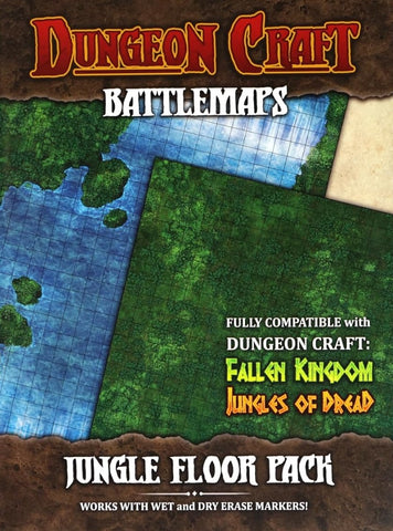 Dungeon Craft - Flip-Mat: Jungle Floor Pack