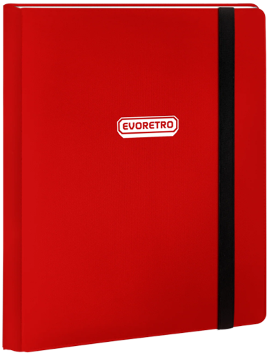 Binder - EVORETRO - 18 Pockets [Red]