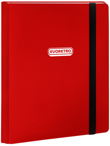 Binder - EVORETRO - 18 Pockets [Red]