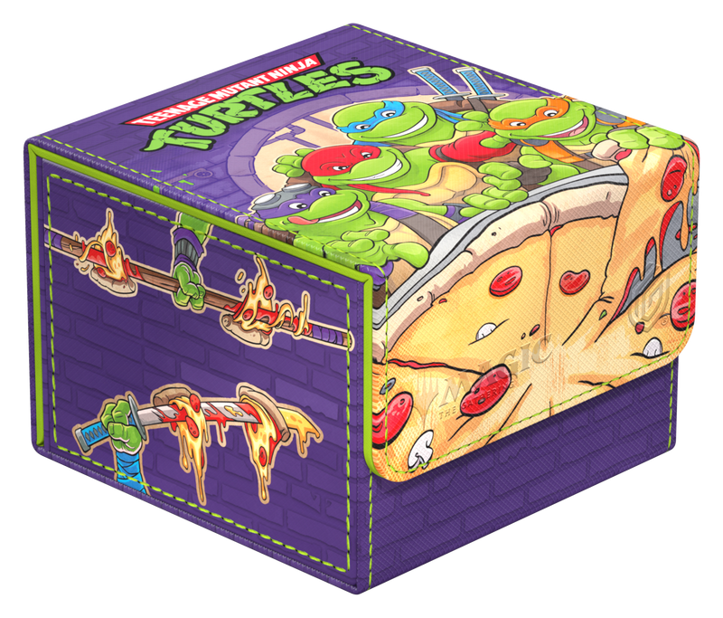 Deck Box - Sidewinder™ XenoSkin™ (133+ - Universes Beyond: TMNT // Pizza Box)