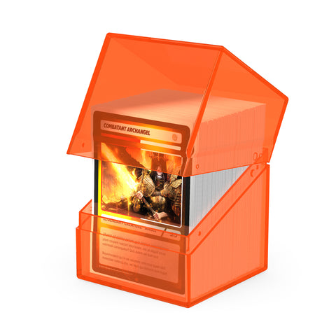 Deck Box - Clear // Boulder (Orange 100+)