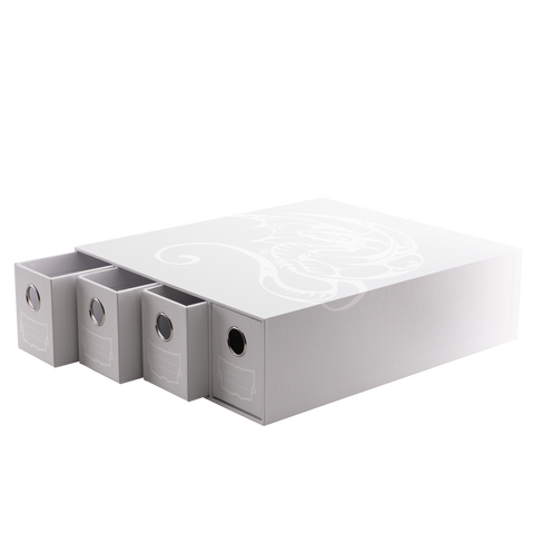 Card Drawer - Fortress [Horizontal 4 Rows] (White 2480+)