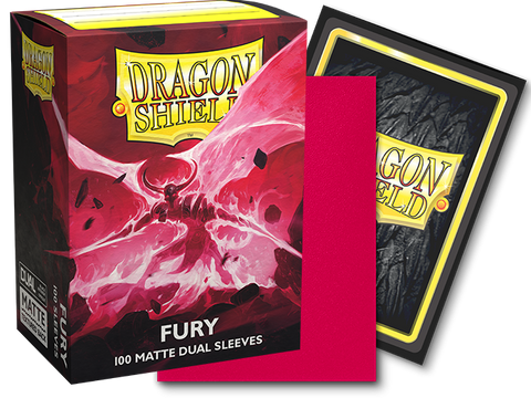 Sleeves - Dragon Shield Dual Matte Sleeve - Fury