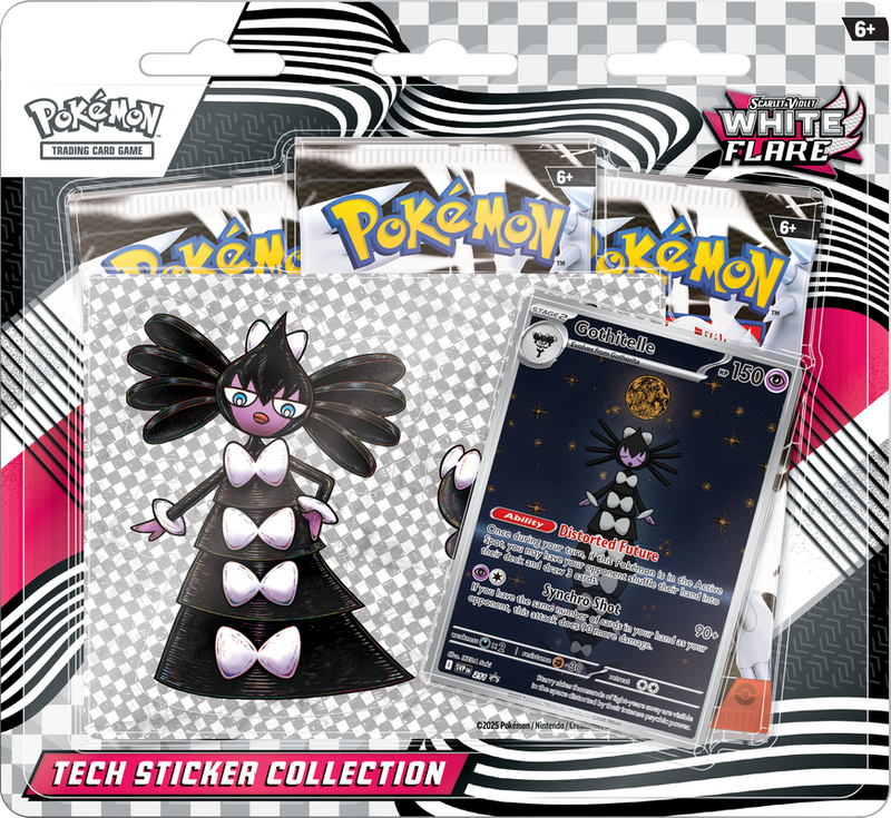 Pokemon - SV10.5 - White Flare Tech Sticker Collection - Gothitelle