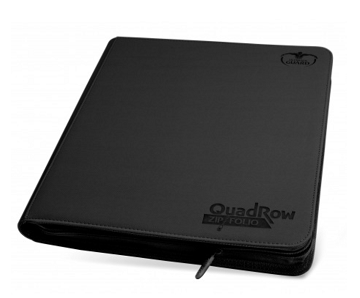 Binder - Ultimate Guard - Black (Quadrow/Zip)