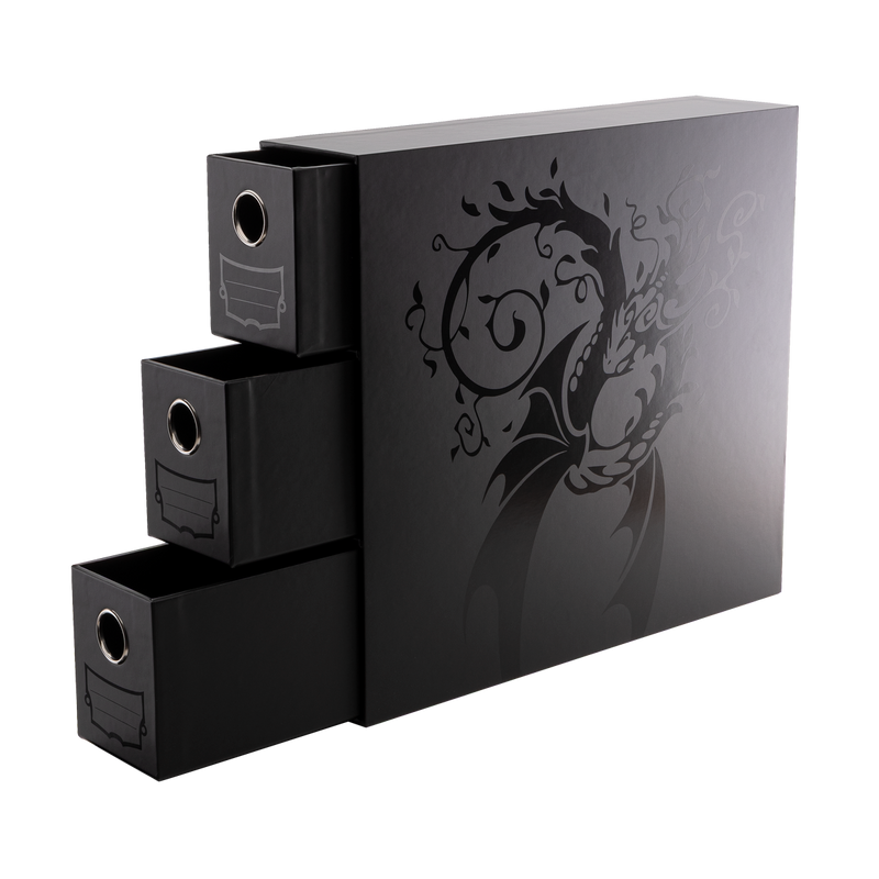 Card Drawer - Fortress [Vertical 3 Rows] (Black 1700+)