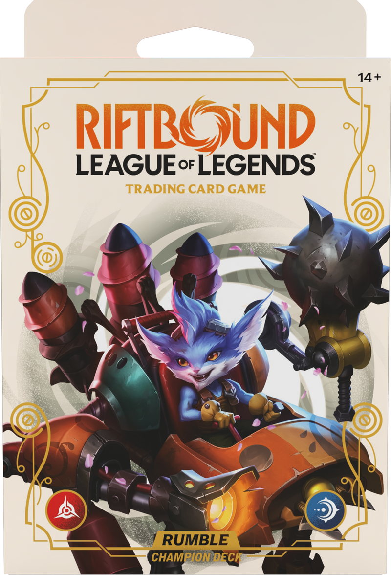 RIFTBOUND - Spiritforged - CHAMPION DECK // Rumble (PRE-ORDER 2026-02-06)