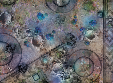 Playmat - Battle Mat Grim Battlefield - Battlefield