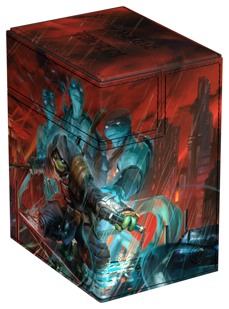 Deck Box -  Flip'n'Tray™ XenoSkin™ - Universes Beyond: TMNT //  The Last Ronin (133+)