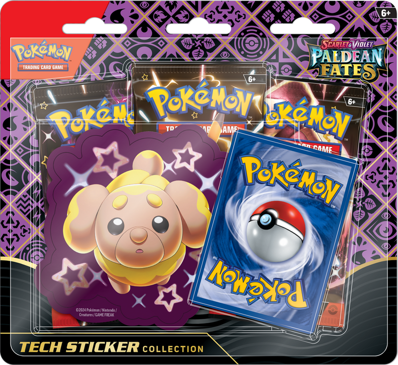 Pokemon - SV4.5 - Paldean Fates Tech Sticker Collection - Fidough