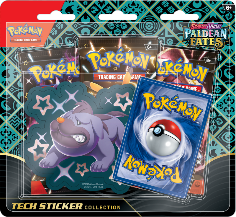 Pokemon - SV4.5 - Paldean Fates Tech Sticker Collection - Maschiff