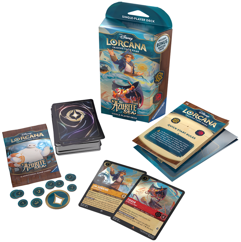 Lorcana - Azurite Sea - Starter Deck (Set of 2) (EN) (Preorder - Disponible le 15 Novembre)