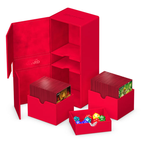 Deck Box - Twin Flip'n'Tray™ XenoSkin™ (266+ / Red)