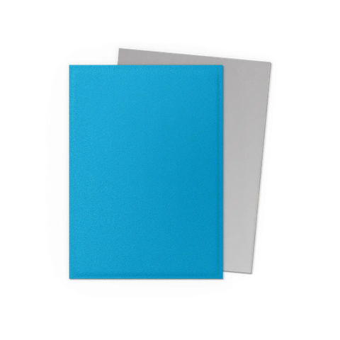 Sleeves - Dragon Shield Dual Matte Sleeve - Sky Blue & Silver
