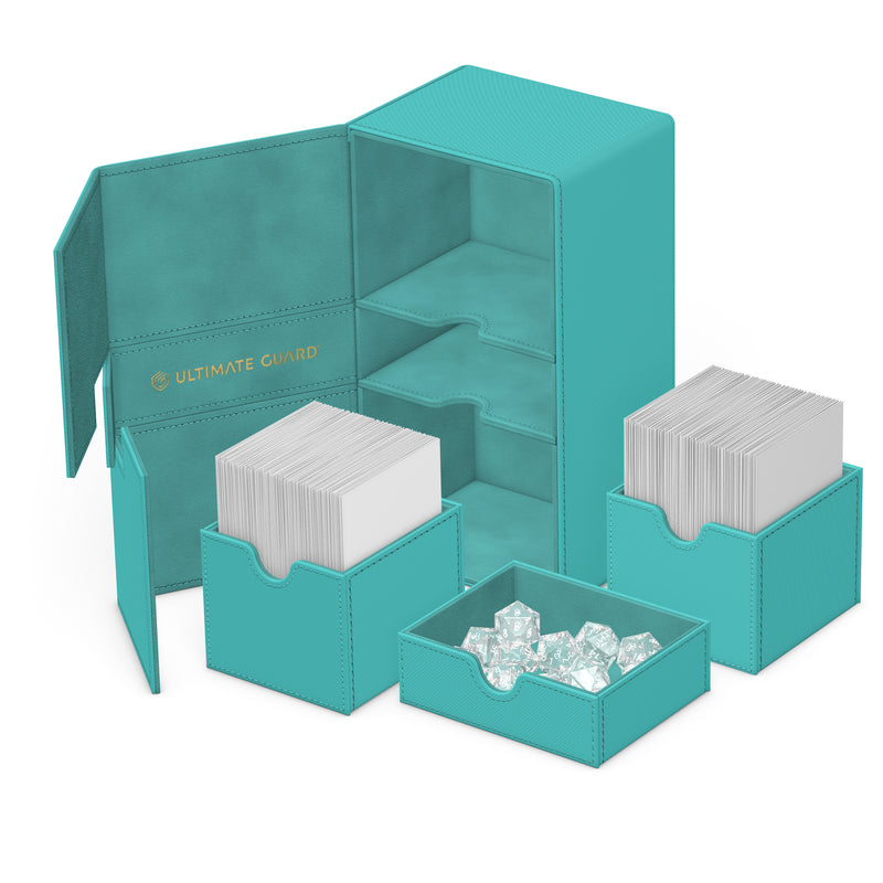 Deck Box - Twin Flip'n'Tray™ XenoSkin™ (200+ / Lagoon)