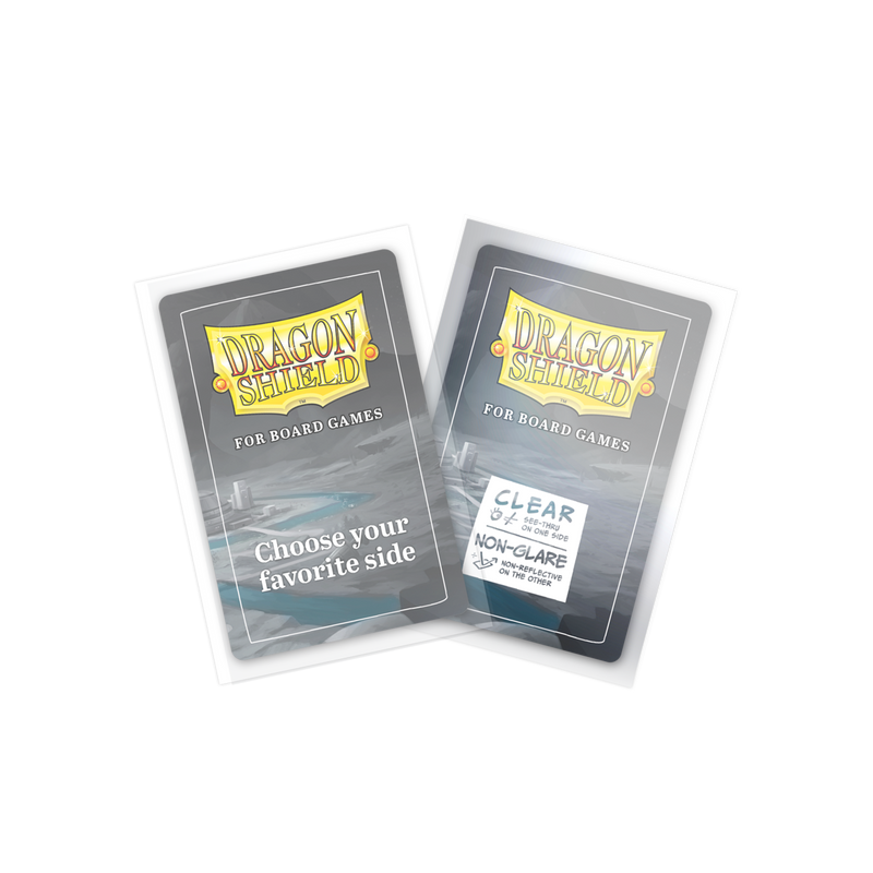 Sleeves - Dragon Shield Board Game Sleeve - American Mini/Clear