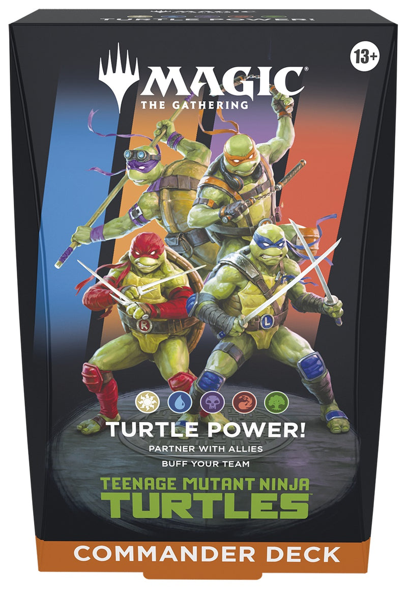 MTG - Universes Beyond: Teenage Mutant Ninja Turtles - COMMANDER DECK // TURTLE POWER (PRE-ORDER 2026-02-27)