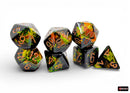 Dice - Brush 7-Die Set - Deep Forest/Gold