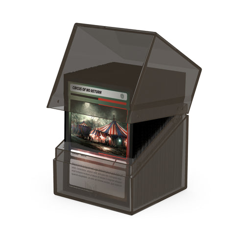 Deck Box - Clear // Boulder (Black 100+)