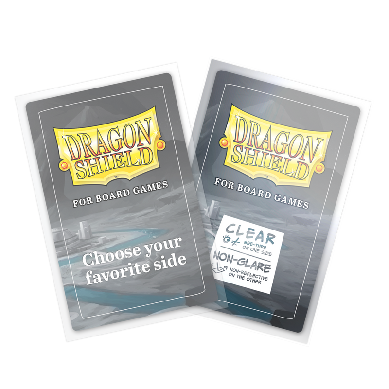 Sleeves - Dragon Shield Board Game Sleeve - American Standard/Clear