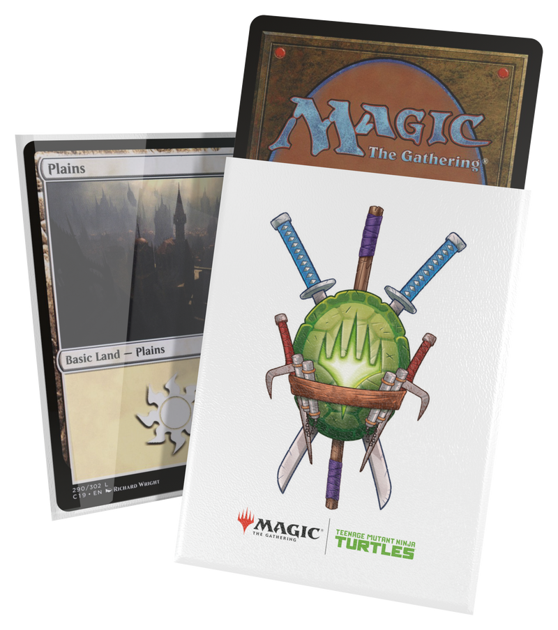 Sleeves - Ultimate Guard - Universes Beyond: TMNT // Turtle Planeswalker Symbol