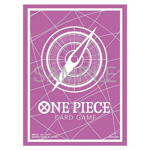 Sleeves - One Piece Art Sleeve - One Piece Logo (Plum/White)