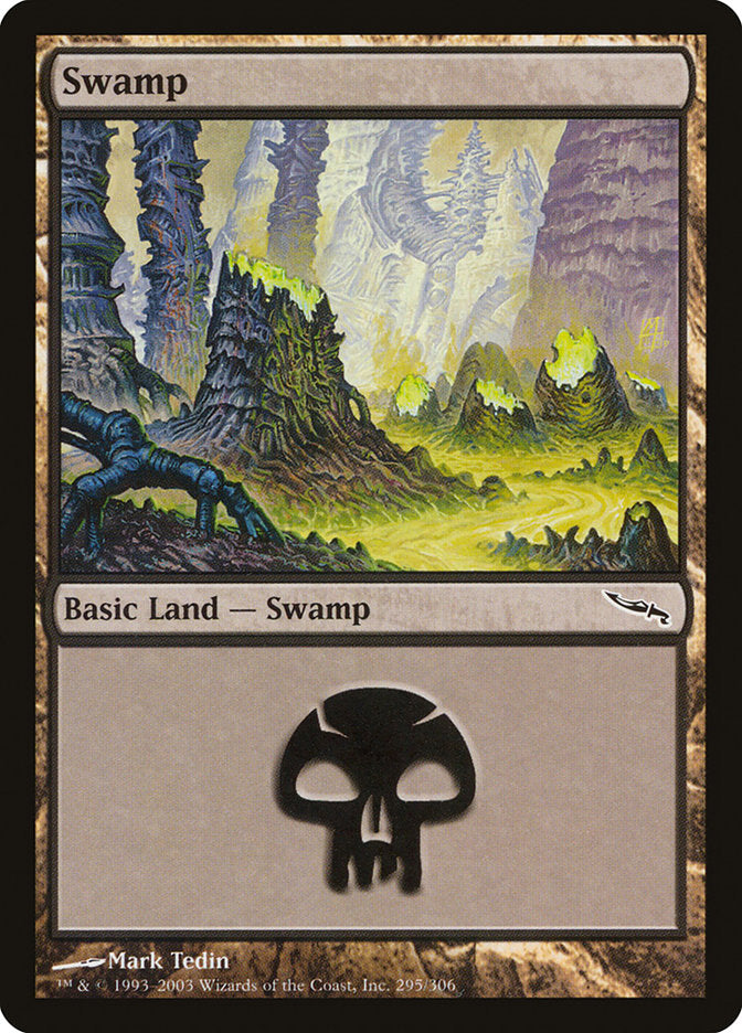 Swamp (295) [Mirrodin] | La Crypte