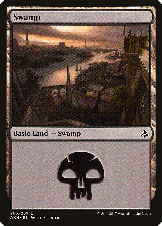 Swamp (263) [Amonkhet] | La Crypte