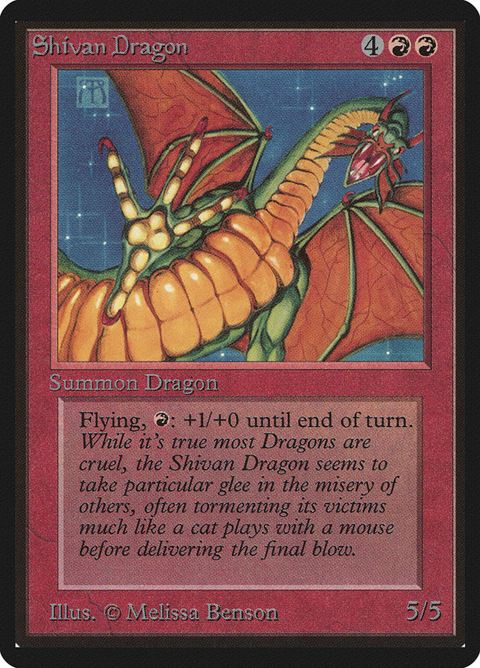 Shivan Dragon [Beta Edition] | La Crypte