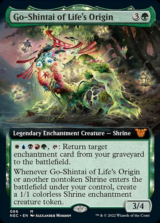 Go-Shintai of Life's Origin (Extended Art) [Kamigawa: Neon Dynasty Commander]