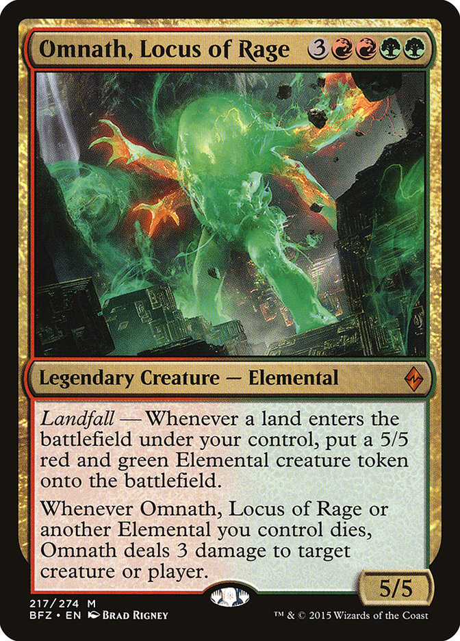 Omnath, Locus of Rage [Battle for Zendikar] | La Crypte