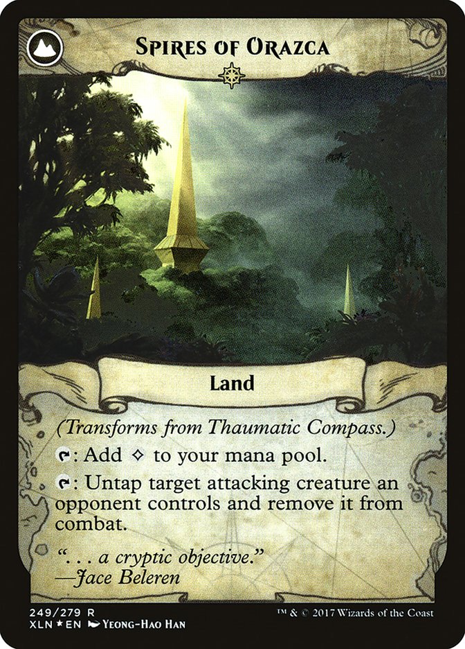 Thaumatic Compass // Spires of Orazca [Ixalan Prerelease Promos] | La Crypte