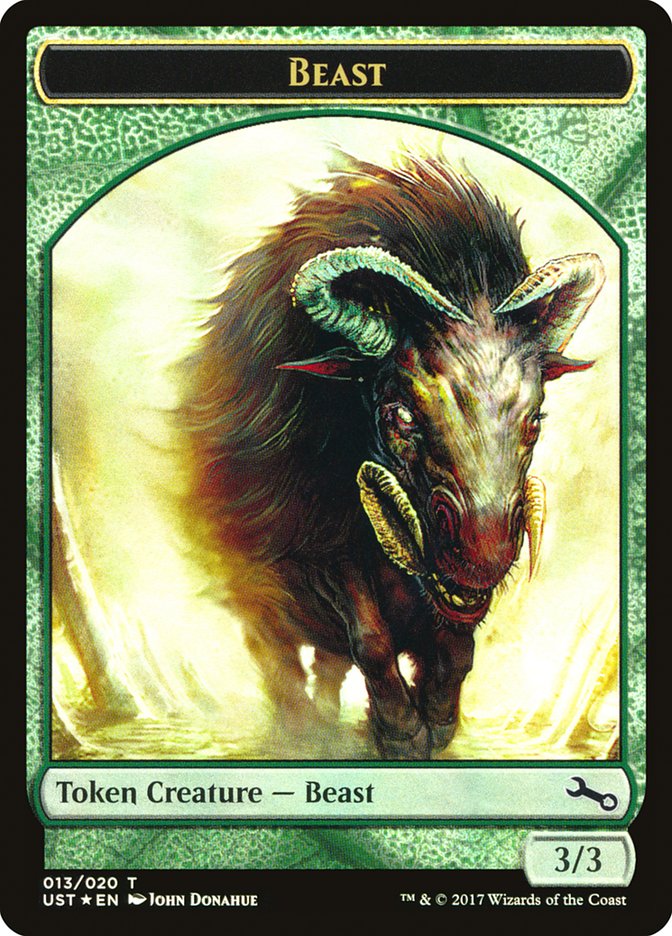 Beast // Beast Double-Sided Token [Unstable Tokens] | La Crypte