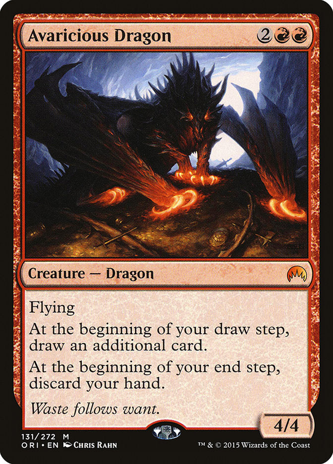 Avaricious Dragon [Magic Origins] | La Crypte
