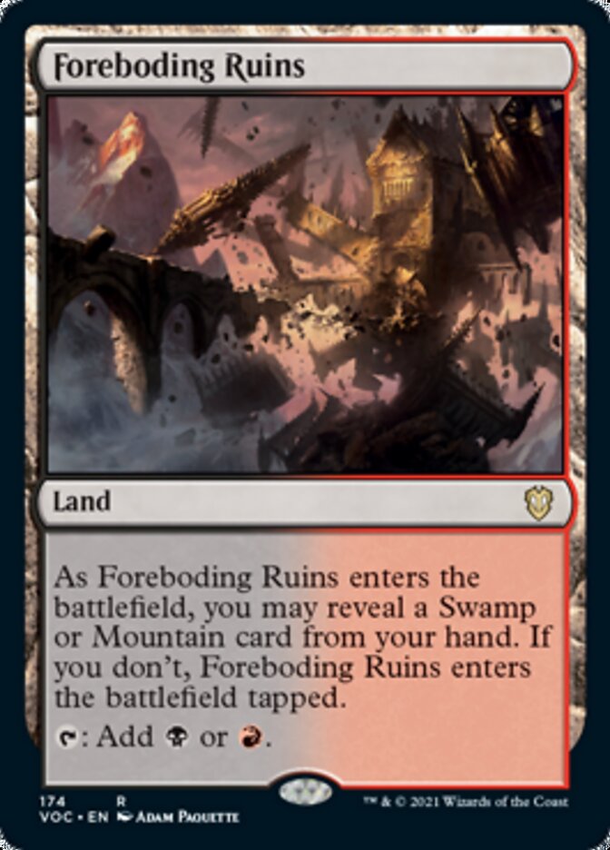 Foreboding Ruins [Innistrad: Crimson Vow Commander]