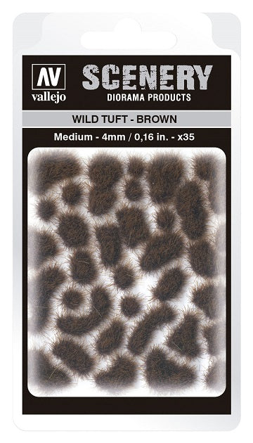 Vallejo - Medium Wild Tuft - Brown