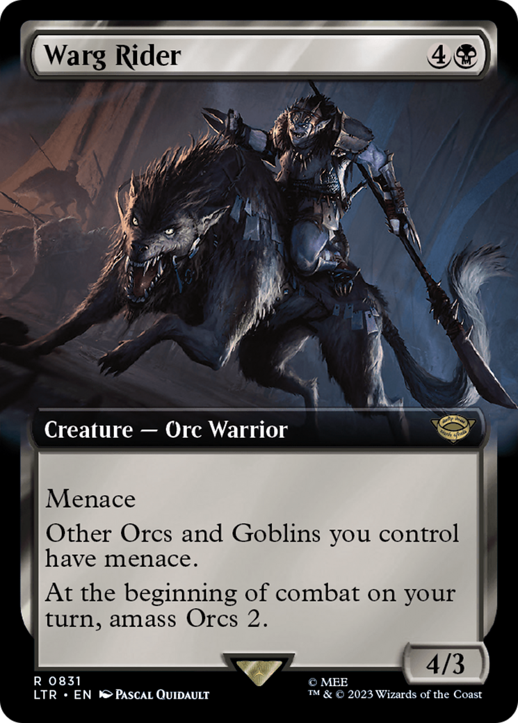 Warg Rider (Extended Art) [The Lord of the Rings: Tales of Middle-Earth]