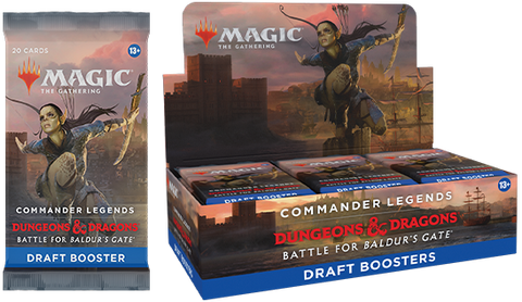 MTG - COMMANDER LEGENDS: BATTLE FOR BALDUR'S GATE - DRAFT BOOSTER BOX