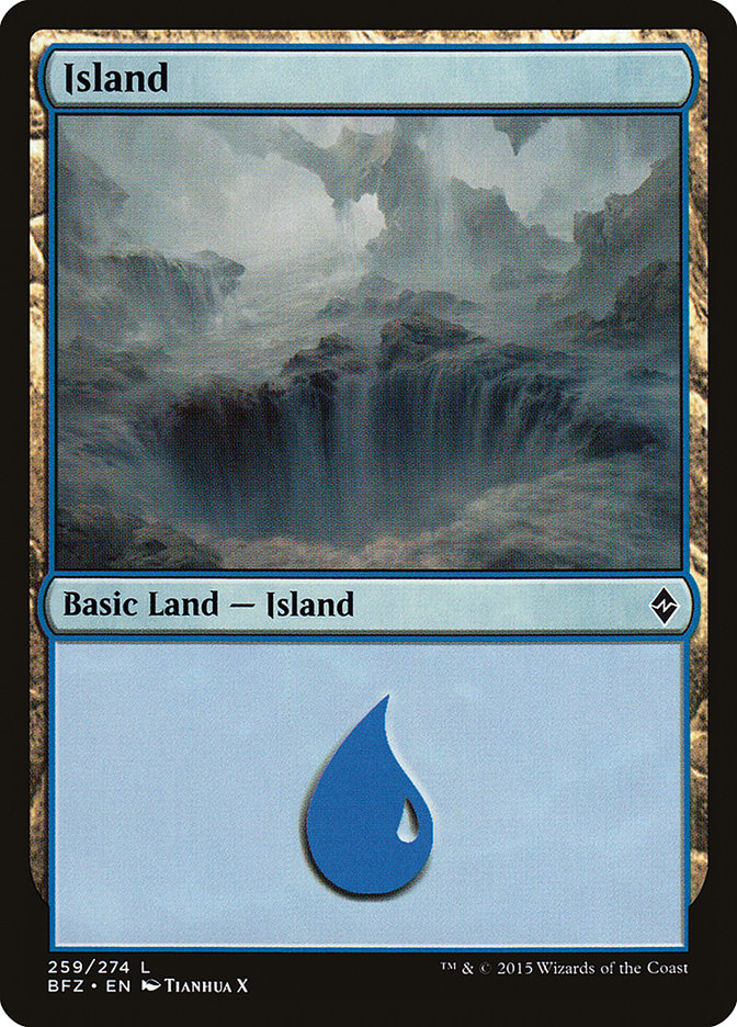 Island (259) [Battle for Zendikar]
