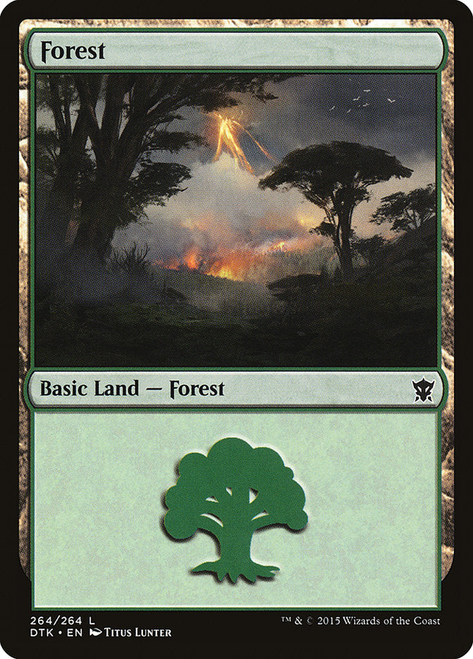 Forest (264) [Dragons of Tarkir] | La Crypte