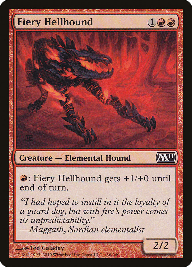 Fiery Hellhound [Magic 2011] | La Crypte