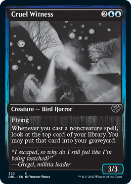 Cruel Witness [Innistrad: Double Feature]