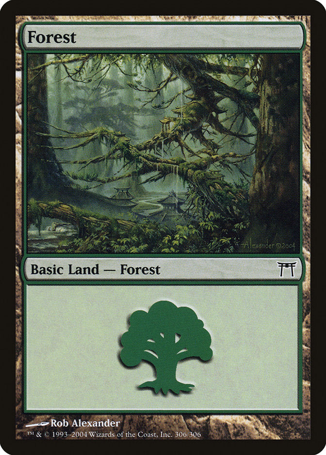 Forest (306) [Champions of Kamigawa]