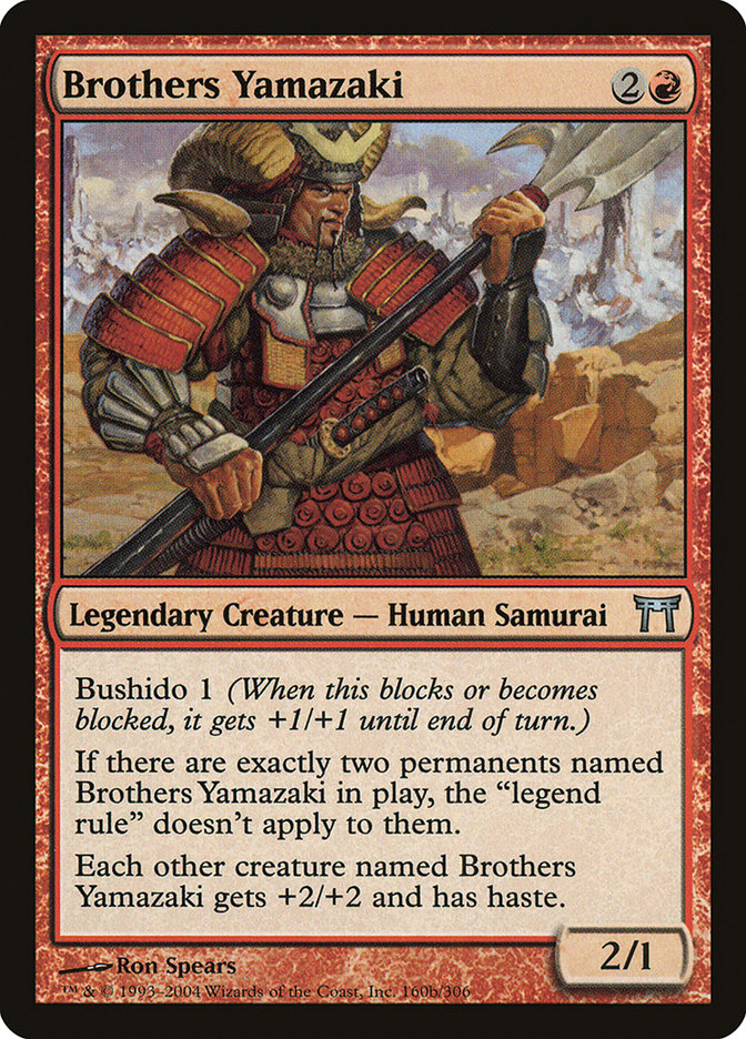 Brothers Yamazaki (160b/306) [Champions of Kamigawa]