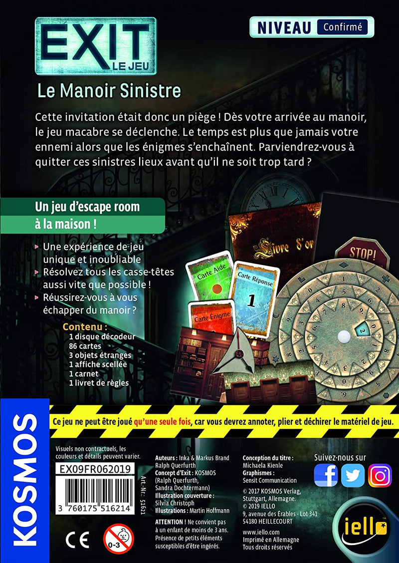 Exit : Le Manoir Sinistre (Français)